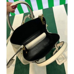 Replica Prada Double Saffiano Leather Mini Bag Cream Replica Prada Double Saffiano Leather Mini Bag Cream