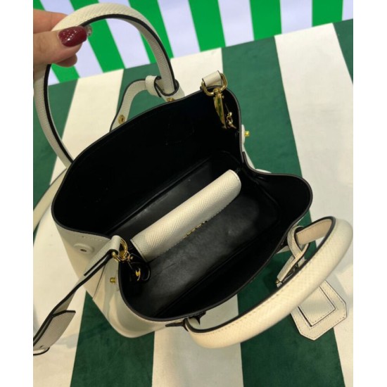 Replica Prada Double Saffiano Leather Mini Bag Cream Replica Prada Double Saffiano Leather Mini Bag Cream