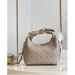 Fake Louis Vuitton Why Knot PM Bag Mahina Leather M20701 Replica