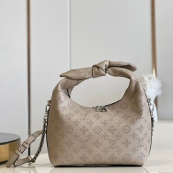 Fake Louis Vuitton Why Knot PM Bag Mahina Leather M20701 Replica