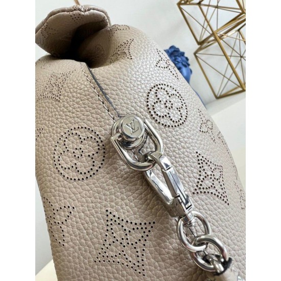 Fake Louis Vuitton Why Knot PM Bag Mahina Leather M20701 Replica Fake Louis Vuitton Why Knot PM Bag Mahina Leather M20701 Replica