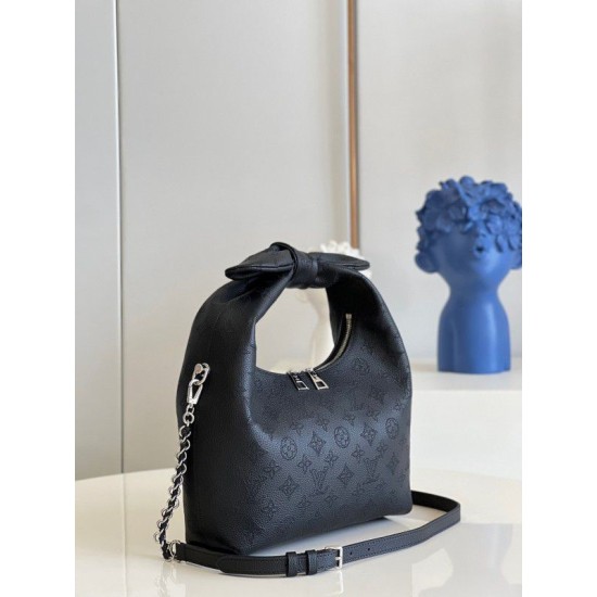 Fake Louis Vuitton Why Knot PM Bag Mahina Leather M20703 Replica Replica Louis Vuitton Why Knot PM Bag Mahina Leather M20703