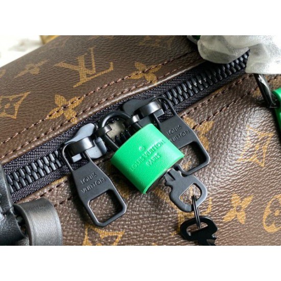 Replica Louis Vuitton Keepall Bandouliere 50 Bag Monogram Green M46259