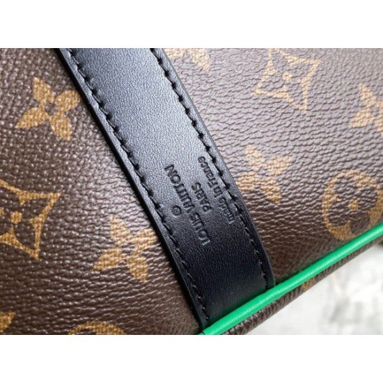Replica Louis Vuitton Keepall Bandouliere 50 Bag Monogram Green M46259