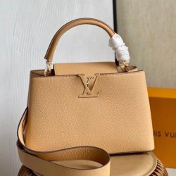 Replica Louis Vuitton Capucines MM Bag In Taurillon Leather M59227