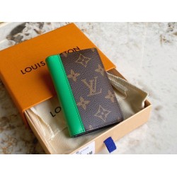 Replica Louis Vuitton Pocket Organizer Monogram Macassar Canvas M81536