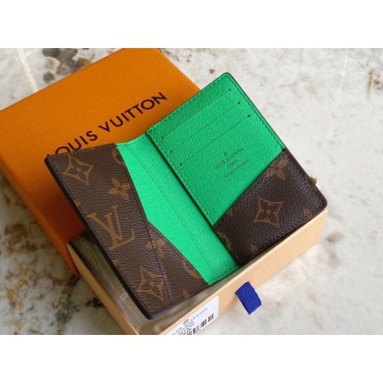 Fake Louis Vuitton Pocket Organizer Monogram Macassar Canvas M81536 Replica Replica Louis Vuitton Pocket Organizer Monogram Macassar Canvas M81536