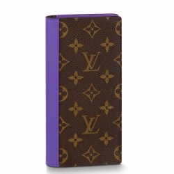 Fake Louis Vuitton Brazza Wallet Monogram Macassar Canvas M81538 Replica