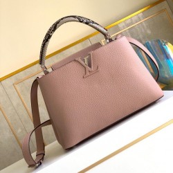 Fake Louis Vuitton Capucines MM Bag With Python Handle N92801 Replica