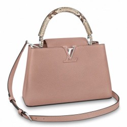 Fake Louis Vuitton Capucines MM Bag With Python Handle N92801 Replica