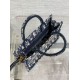 Replica Dior Mini Book Tote with Strap Blue Dior Oblique Embroidery Fake Dior Mini Book Tote with Strap Blue Dior Oblique Embroidery Replica