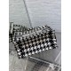 Fake Dior Small Book Tote Bag Micro Houndstooth Embroidery Replica Replica Dior Small Book Tote Bag Micro Houndstooth Embroidery