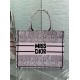 Fake Dior Medium Book Tote Bag Pink Miss Dior Allover Embroidery Replica Replica Dior Medium Book Tote Bag Pink Miss Dior Allover Embroidery