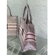 Fake Dior Medium Book Tote Bag Pink Miss Dior Allover Embroidery Replica Replica Dior Medium Book Tote Bag Pink Miss Dior Allover Embroidery
