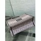 Fake Dior Medium Book Tote Bag Pink Miss Dior Allover Embroidery Replica Replica Dior Medium Book Tote Bag Pink Miss Dior Allover Embroidery
