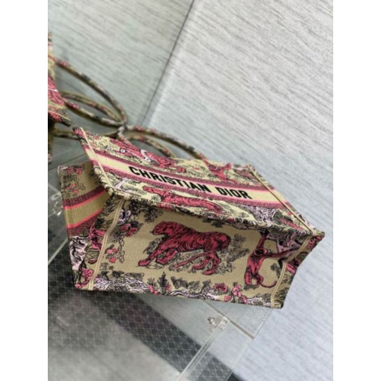 Replica Dior Medium Dioriviera Book Tote Raffia with Pink Toile de Jouy Sauvage Embroidery Fake Dior Medium Dioriviera Book Tote Raffia with Pink Toile de Jouy Sauvage Embroidery Replica