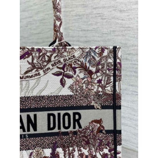 Fake Dior Medium Book Tote Bag Dior 4 Saisons Hiver Soleil Embroidery Replica Fake Dior Medium Book Tote Bag Dior 4 Saisons Hiver Soleil Embroidery Replica