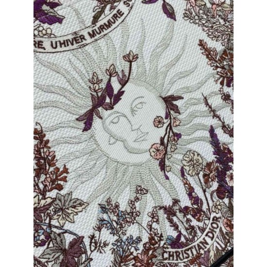 Fake Dior Medium Book Tote Bag Dior 4 Saisons Hiver Soleil Embroidery Replica Fake Dior Medium Book Tote Bag Dior 4 Saisons Hiver Soleil Embroidery Replica