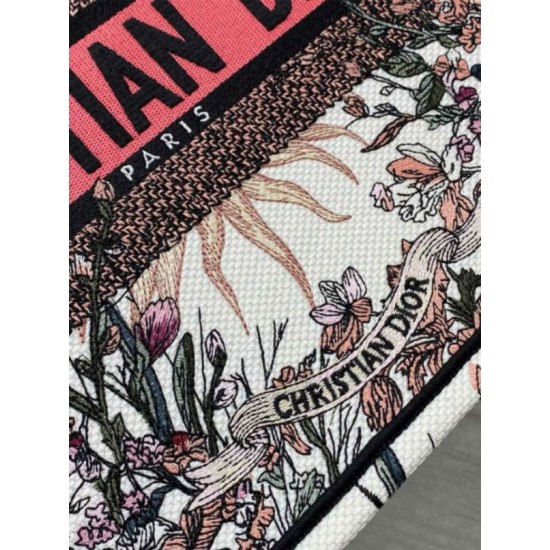 Replica Dior Medium Book Tote Bag Dior 4 Saisons Printemps Soleil Embroidery Replica Dior Medium Book Tote Bag Dior 4 Saisons Printemps Soleil Embroidery