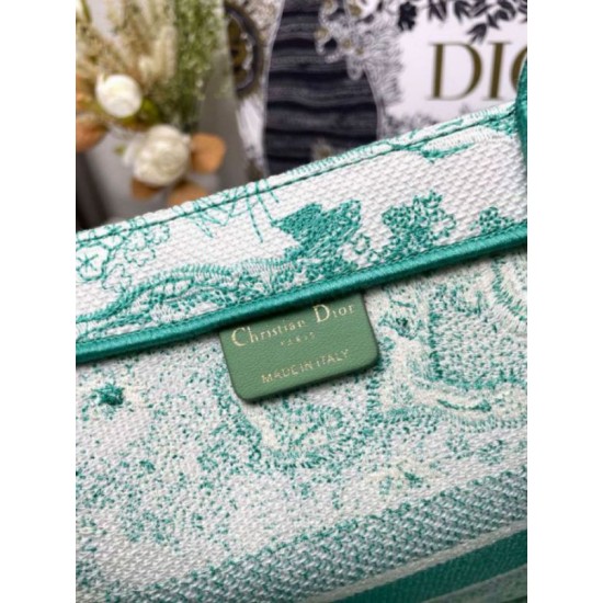 Replica Dior Medium Dioriviera Book Tote Aquamarina Toile de Jouy Embroidery Fake Dior Medium Dioriviera Book Tote Aquamarina Toile de Jouy Embroidery Replica