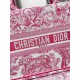 Replica Dior Medium Dioriviera Book Tote Pink Toile de Jouy Embroidery Replica Dior Medium Dioriviera Book Tote Pink Toile de Jouy Embroidery