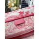 Replica Dior Medium Dioriviera Book Tote Pink Toile de Jouy Embroidery Replica Dior Medium Dioriviera Book Tote Pink Toile de Jouy Embroidery