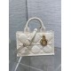 Replica Dior Mini Book Tote Bag with Strap White Macrocannage Calfskin Replica Dior Mini Book Tote Bag with Strap White Macrocannage Calfskin