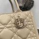 Replica Dior Small Book Tote Bag with Strap Beige Macrocannage Calfskin Fake Dior Small Book Tote Bag with Strap Beige Macrocannage Calfskin Replica