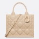 Replica Dior Small Book Tote Bag with Strap Beige Macrocannage Calfskin Fake Dior Small Book Tote Bag with Strap Beige Macrocannage Calfskin Replica