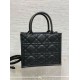 Replica Dior Small Book Tote Bag with Strap Black Macrocannage Calfskin Fake Dior Small Book Tote Bag with Strap Black Macrocannage Calfskin Replica