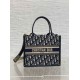 Replica Dior Small Book Tote Bag with Strap Blue Dior Oblique Replica Dior Small Book Tote Bag with Strap Blue Dior Oblique