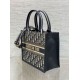 Replica Dior Small Book Tote Bag with Strap Blue Dior Oblique Replica Dior Small Book Tote Bag with Strap Blue Dior Oblique