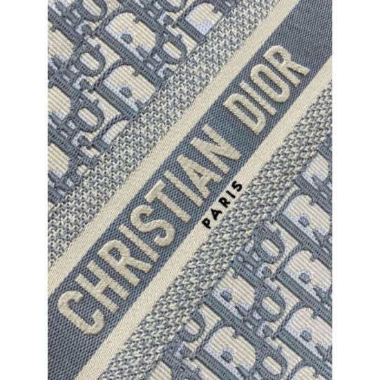 Fake Dior Small Book Tote Bag with Strap Grey Dior Oblique Replica Fake Dior Small Book Tote Bag with Strap Grey Dior Oblique Replica