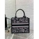 Replica Dior Small Book Tote Bag with Strap Plan de Paris Embroidery and Black Calfskin Replica Dior Small Book Tote Bag with Strap Plan de Paris Embroidery and Black Calfskin