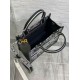 Replica Dior Small Book Tote Bag with Strap Plan de Paris Embroidery and Black Calfskin Replica Dior Small Book Tote Bag with Strap Plan de Paris Embroidery and Black Calfskin