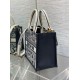 Replica Dior Small Book Tote Bag with Strap Toile de Jouy Reverse Embroidery and Blue Calfskin Fake Dior Small Book Tote Bag with Strap Toile de Jouy Reverse Embroidery and Blue Calfskin Replica