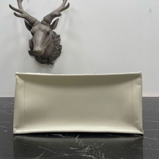Replica Dior Medium Book Tote Bag with Strap White Macrocannage Calfskin Replica Dior Medium Book Tote Bag with Strap White Macrocannage Calfskin