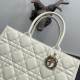 Replica Dior Medium Book Tote Bag with Strap White Macrocannage Calfskin Replica Dior Medium Book Tote Bag with Strap White Macrocannage Calfskin