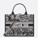 Replica Dior Medium Book Tote Bag with Strap Plan de Paris Embroidery and Black Calfskin Replica Dior Medium Book Tote Bag with Strap Plan de Paris Embroidery and Black Calfskin