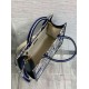 Replica Dior Medium Book Tote Bag with Strap Blue Toile de Jouy Sauvage Embroidery Replica Dior Medium Book Tote Bag with Strap Blue Toile de Jouy Sauvage Embroidery