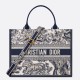 Replica Dior Medium Book Tote Bag with Strap Blue Toile de Jouy Sauvage Embroidery Replica Dior Medium Book Tote Bag with Strap Blue Toile de Jouy Sauvage Embroidery
