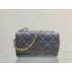Fake Dior Caro Pouch Cloud Blue Cannage Calfskin Replica Replica Dior Caro Pouch Cloud Blue Cannage Calfskin