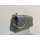 Fake Dior Caro Pouch Cloud Blue Cannage Calfskin Replica Replica Dior Caro Pouch Cloud Blue Cannage Calfskin