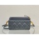 Fake Dior Caro Pouch Cloud Blue Cannage Calfskin Replica Replica Dior Caro Pouch Cloud Blue Cannage Calfskin