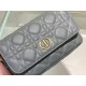 Fake Dior Caro Pouch Cloud Blue Cannage Calfskin Replica Replica Dior Caro Pouch Cloud Blue Cannage Calfskin