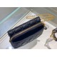 Replica Dior Caro Pouch Black Cannage Calfskin Replica Dior Caro Pouch Black Cannage Calfskin