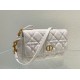 Fake Dior Caro Pouch White Cannage Calfskin Replica Replica Dior Caro Pouch White Cannage Calfskin