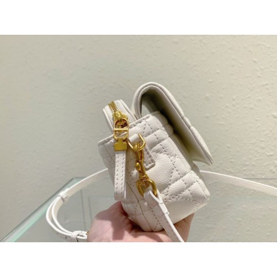 Fake Dior Caro Pouch White Cannage Calfskin Replica Replica Dior Caro Pouch White Cannage Calfskin