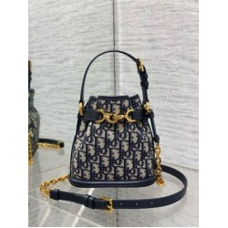 Replica Dior C'est Small Bag Blue Oblique Jacquard Replica Dior C'est Small Bag Blue Oblique Jacquard