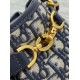 Replica Dior C'est Small Bag Blue Oblique Jacquard Replica Dior C'est Small Bag Blue Oblique Jacquard
